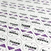ราคา สติกเกอร์แปะฝาแก้ว PPใส กันน้ำ 100% ราคาถูก ขนาดกระดาษA3+ แผ่นละ 25 บาท (25210711515)