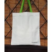 ราคา ถุงผ้าดิบ ขนาด 10.5x12 นิ้วสายสีเขียวอ่อน (แพ็ค 10 ใบ) (6216972885)