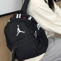 ราคา 2024 Jordan Nike Jordan AIR กระเป๋าเป้สะพายหลังนักเรียนอนุบาลกระเป๋านักเรียนขนาดเล็กกีฬากระเป๋าเป้ส (27423515427)