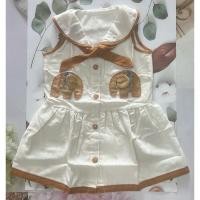 ราคา ชุดเด็กกระโปรงทหารเรือผ้าฝ้าย (2706971168)