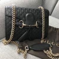 ราคา GUCCI Emily Guccissima Mini Shoulder Bag (1661439717)