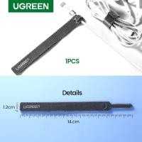 ราคา UGREEN Cable Organizer 1 PC CABLE Tie Wire Winder เทปไนลอน 14 ซม.สําหรับเมาส์สายหูฟัง HDMI Aux USB Cable Management (49705031165)