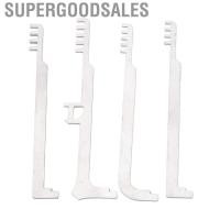 ราคา Supergoodsales 4 ชิ้น/เซ็ตหวี ล็อค Picks เครื่องมือโลหะสแตนเลสแบบพกพา Pick Combs (20984293717)