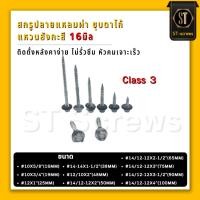ราคา สกรูยิงหลังคาเมทัลชีท Class3 ชุบดาโก้ ปลายแหลมผ่า แหวนสังกะสี 16มิล (24217296765)
