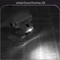 ราคา แว่นขยายแบบคาดศีรษะแบบปรับได้ 5 เลนส์พร้อมไฟ LED แว่นขยายติดหัว (43530127401)