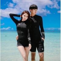 ราคา ชุดว่ายน้ำคู่ ชุดว่ายน้ำผู้ชาย ชุดว่ายน้ำคนอ้วน ชุดว่ายน้ำไซส์ใหญ่ ชุดว่ายน้ำแขนยาว ชุดว่ายน้ำสีดำ ดำน้ำ ชุดว่ายน้ำกันUV (1051181736)