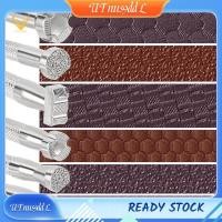 ราคา [UTnus9ddL] 6ชิ้นแสตมป์หนัง,โลหะผสมเหล็กหนังแกะสลักปั๊มเจาะเครื่องมือสําหรับหนังหัตถกรรมออกแบบทํางาน-เงิน (57808171791)