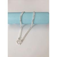 ราคา สร้อยคอลายเลสแบนเงินแท้925 เครื่องประดับเงินแท้ สร้อยคอ สร้อยเงินแท้ (51858822948)