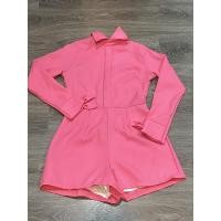 ราคา จั๊มสูทสั้น แขนยาว สีชมพูบานเย็น (7544991206)