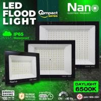 ราคา NANO LED Flood Light โคมฟลัดไลท์ หลอดไฟ ฟลัดไลท์ 50W, 100W, 200W แสงขาว Daylight 6500K รุ่น NL-FLCS-50WDL (49854221248)