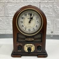 ราคา [นาฬิกามือสองจากญี่ปุ่น] #T78 นาฬิกาตั้งโต๊ะ มีวิทยุ STANFORD จอกระจก พลาสติก นาฬิกา clock (28362058601)