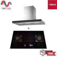 ราคา (TEKA) เครื่องดูดควัน DDX 90 + เตาแก๊ส 2 หัวเตา GB LUX 78 2G AI AL TR (20440287892)