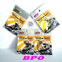 ราคา ตัวเบ็ดเกี่ยวหนอนยาง เหยื่อปลอม หนอนยาง ปลายาง BPO (22356033365)
