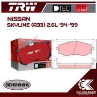 ราคา ผ้าเบรคหน้า TRW สำหรับ SKYLINE (R33) 2.6L '94-'99 (GDB1008) (18633432066)