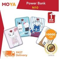 ราคา (โค้ดส่วนลด MOYA6073C) PowerBank Ninja รุ่น N10 10,000 mAh พาวเวอร์แบงค์ พกพาง่าย แบตเตอรี่ แบตสำรอง อุปกรณ์ชาร์จ (5165050331)