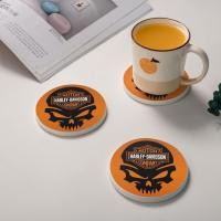 ราคา ที่รองแก้วดินเบา Harley-Davidsons ดูดซับรถไฟเหาะแห้งเร็วร้านกาแฟที่รองแก้วชาการ์ตูนแผ่นรองจาน (45456569940)