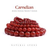 ราคา Carnelian Round Loose Beads 4, 6, 8, 10mm, Size Optional, For Handmade Diy Bracelet Necklace Anklet Making Jewelry (42727986387)