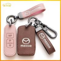 ราคา Mazda Mazda ซองหนังใส่กุญแจ CX5 CX4 mazda3 5 6 CX3 เคสกุญแจ Mazda Car ปลอกกุญแจหนังแท้หัวเข็มขัด (45257154835)