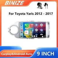 ราคา Binize 9 นิ้วรถสเตอริโอสําหรับ Toyota Yaris 2012- 2017 GPS นําทาง WiFi บลูทูธ Touchscreen FM MirrorLink กล้องสํารอง (41579190765)