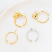 ราคา แหวนแหวนปรับได้สำหรับกระต่ายหยกมุกฝังสีทองและสีทอง (28232714671)