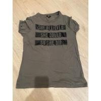 ราคา เสื้อยืดสีเทาเข้มป้าย~F&F (22770032853)