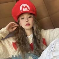 ราคา ส่งจากไทยหมวกแก๊ป หมวกสีแดง มาริโอ้ Mario ใส่ถ่ายรูป น่ารัก แถมหนวดให้ด้วย 55011 (42310336101)