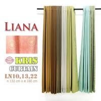 ราคา ผ้าม่านสำเร็จรูป ผ้าม่านตาไก่ ลายใบไม้ดอกไม้ เนื้อ Poly-Cotton รหัส LN ขนาด ก 132 x ส 160 ซม. (4132732702)