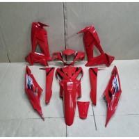 ราคา ชุดสี wave100x wave125x สีแดงล้วน เฟรมรถ เวฟ100x (21685692247)