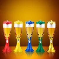 ราคา V6 Beer Tower ความจุ 3 ลิตรพร้อมไฟ Led (ฟรีแสตมป์ยี่ห้อเบียร์) - ทุกสี 7giftshop (25627831174)