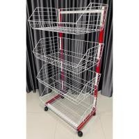 ราคา เชลฟ์มินิมาร์ท ชั้นวางขนม ชั้นตะกร้า วางสินค้า 4ขั้น 74c.m. (25361587187)