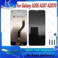 ราคา สําหรับ SAMSUNG A20s IPS จอแสดงผล LCD Touch Screen Digitizer สําหรับ Samsung SM-A207F SM-A207M SM-A2070 LCD (51007880058)