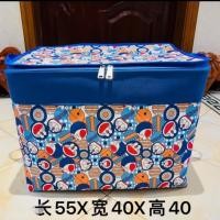 ราคา กล่องเก็บเสื้อผ้าและผ้านวม Doraemon ขนาด 100 ลิตร [โครงเหล็กอัพเกรดซิปคู่] กล่องเก็บผ้าใบขนาด 60 ลิตร Y25M (29682193120)