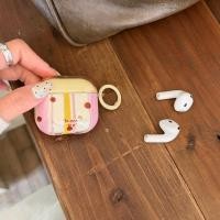 ราคา สําหรับ Apple airpods PRO 3 2 1 4 gen กรณีโปร่งใสสีชมพูสีเหลืองลาย Polka Dot ใน Apple AirPods Pro รุ่นที่สองหูฟังกรณีร้อนขาย Apple AirPods 1 2ins แนวโน้มแฟชั่น Apple airpods หูฟังกรณีป้องกันกรณี (5365