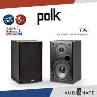 ราคา POLK AUDIO T15 SPEAKER / ลําโพงวางหิ้ง ยี่ห้อ Polk Audio รุ่น T 15 / รับประกัน 5 ปี โดย Power Buy / AUDIOMATE (11148824494)