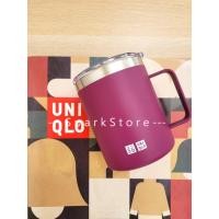 ราคา [ใหม่][ใหม่] แก้วมัคสแตนเลส Uniqlo Limited Edition Arigato Purple (41405722429)