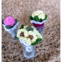ราคา ช่อบูเก้จิ๋วถักโครเชต์ (29431313689)