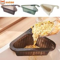 ราคา SUTE ตะกร้าท่อระบายน้ําในครัว, อุปกรณ์ครัวสามเหลี่ยมอ่างล้างจานชั้นวางแบบพับเก็บได้, ตะกร้าเก็บของกรองอ่างล้างจานแบบพกพาแบบไม่มีหมัด (47458882994)