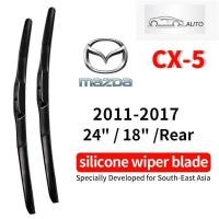 ราคา ชุดใบปัดน้ำฝน (หน้า/หลัง) Mazda CX5 wiper blade สำหรับปี/รุ่น 2011-2023 ใบปัดน้ำฝนรถยนต์ กระจกหลังรถ ใบปัดน้ำฝนแบบกล้วย (51808854397)