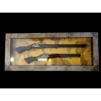 ราคา กรอบรูปปืนยาวโบราณ โมเดลปืนโบราณ (ใหญ่) Gun Display Frame, Antique frame for wall decoration (26434269287)