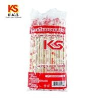 ราคา ตะเกียบอนามัย ตรา KS ขนาด 22 ซม. 10 แพ็ค (บรรจุแพ็คละ 50 คู่) (23188843665)