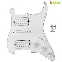 ราคา บาล์ม ​HSH Weld Prewired Pickguard​, ​ปิ๊กอัพ HSH​ ​ปิ๊กการ์ดบอร์ดกีตาร์ไฟฟ้าสีดํา ทนทาน ​พรีสาย​ 11 รู​ ​จานมีสาย​ ​HSH โหลด Pickguard​ (42729786915)