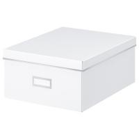 ราคา IKEA กล่องกระดาษสีขาวพร้อมฝาปิด ของแท้ 100% (5640530956)