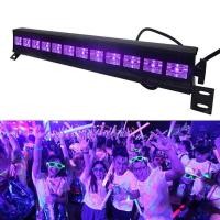 ราคา ⭐6 LED/9 LED /12 LED /24 LED ดิสโก้ UV สีม่วงไฟสีดํา DJ 36W Par โคมไฟ UV สําหรับปาร์ตี้คริสต์มาสบาร์โคมไฟเลเซอร์ Stage Wall เครื่องซักผ้า Spot Light Backlight (48956589145)