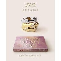 ราคา [Open on Museum] Crown Signet Ring แหวนเงินแท้ทรงหยัก ประดับด้วยพลอย 3 เม็ด (25777032328)