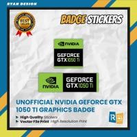 ราคา Nvidia Geforce GTX 1050 TI สติ๊กเกอร์โลโก้โฮโลแกรมป้ายกราฟิกการ์ด (Unofficial) (44801074585)