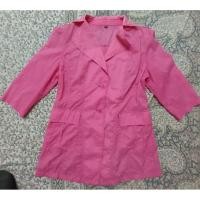 ราคา เสื้อคลุมผ้าร่มสีชมพูแขนยาว (41129599241)