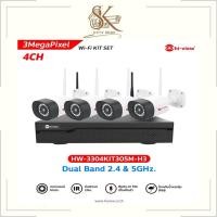 ราคา Hi-View HW-3304KIT305M-H3 Wi-Fi KIT SET กล้องวงจรปิดไร้สาย ชุด4ตัว ไม่ง้อเน็ตบ้าน ไม่ต้องใส่ซิม (40300520598)