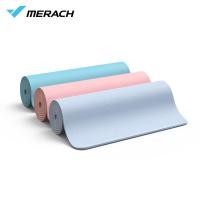 ราคา MERACH เสื่อโยคะ แผ่นรองโยคะ ทำจากยางธรรมชาติ TPE Yoga mat หนา 6 มิล กันลื่น กันน้ำ เสื่อออกกำลังกาย ขนาด 180 cm x 60 cm (41873317653)