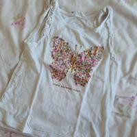 ราคา เสื้อกล้าม Preloved hnm HM H&M เสื้อยืดเด็กผู้หญิงของแท้ (29761853665)