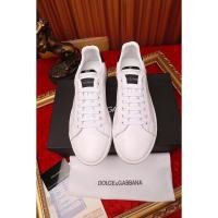 ราคา Dolce & gabbana DG รองเท้าเทรนเนอร์หนังผู้ชาย ไซส์ 38-46 MF005 (45409181828)